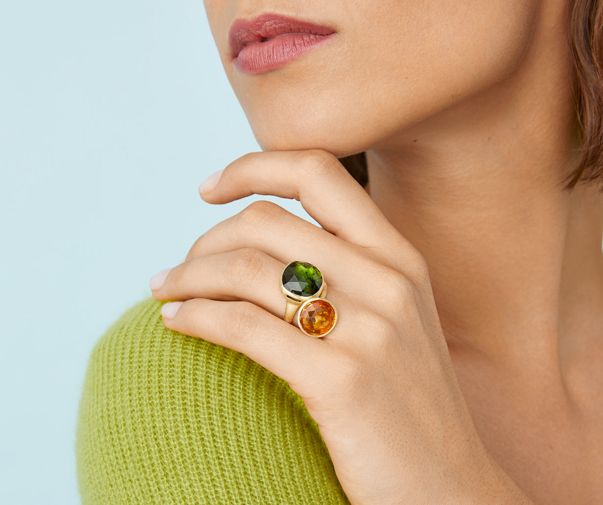 ANELLO JAIPUR QUARZO CITRINO