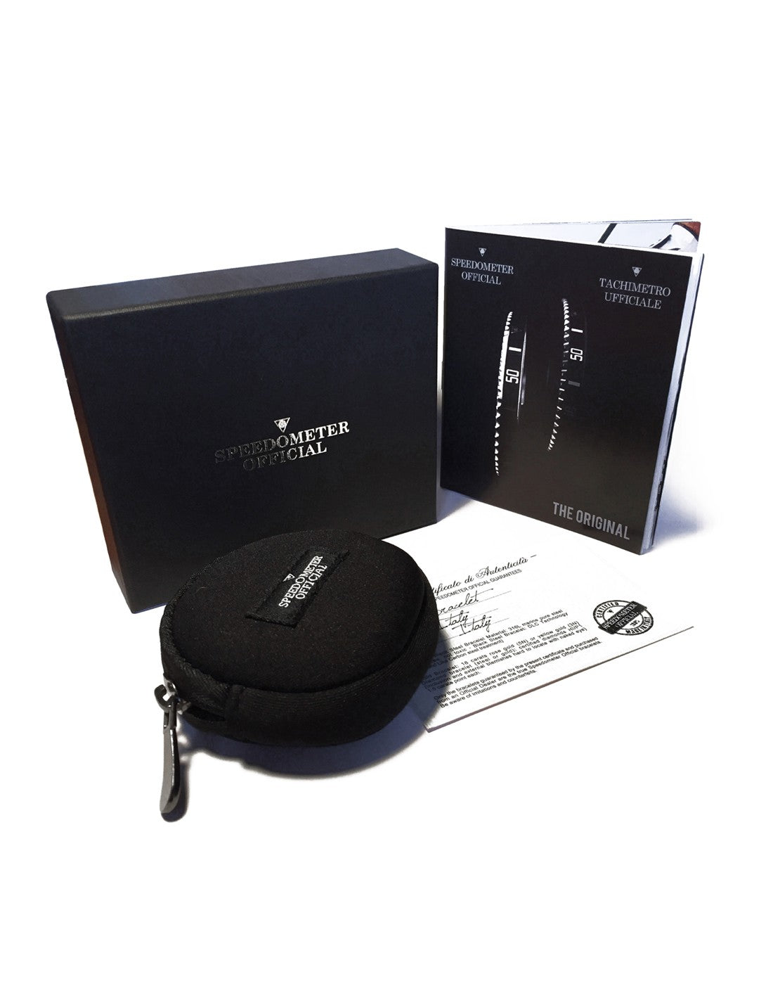 Bracciale Speedometer Ghiera Classic Dual time nero blu