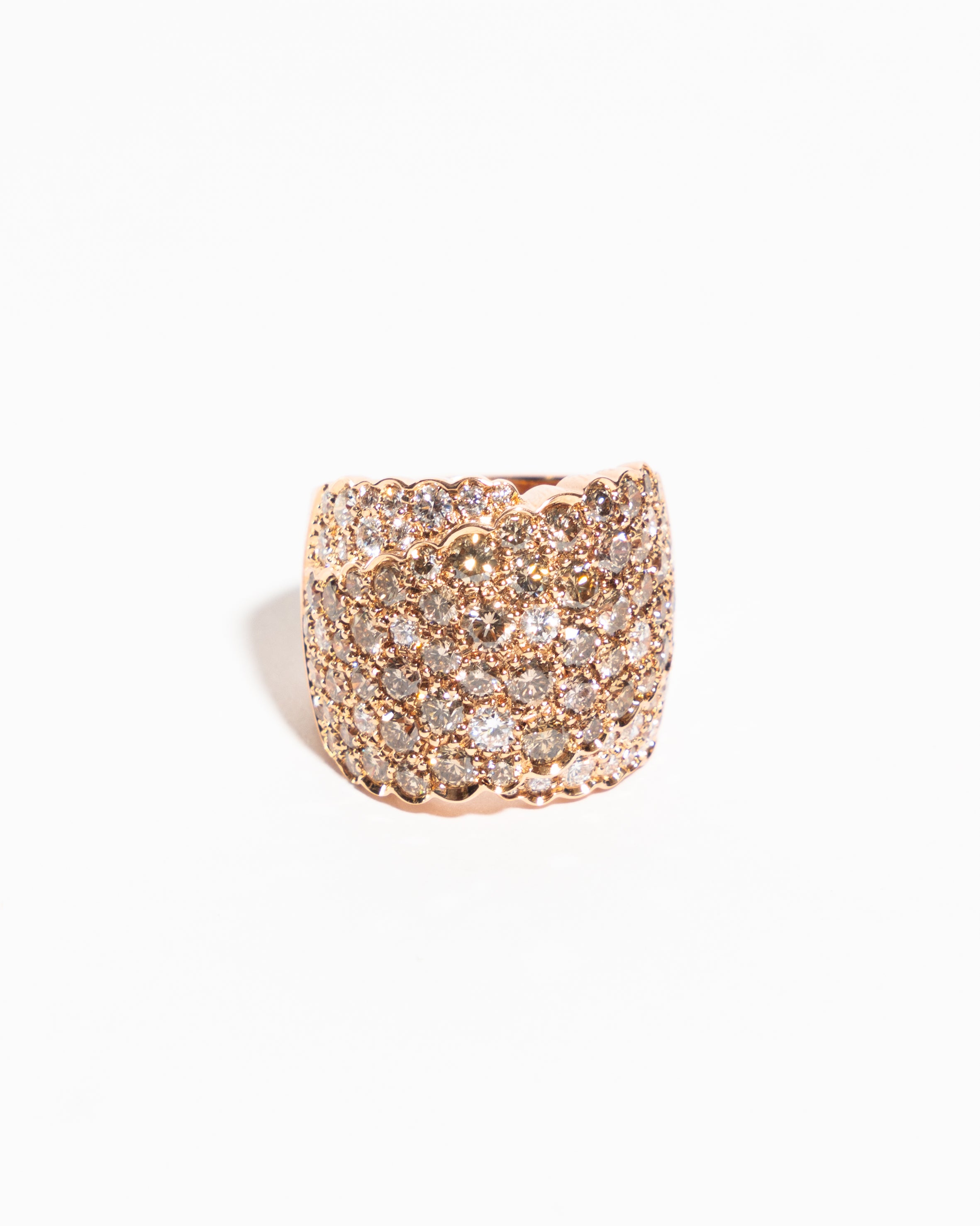 Leo Pizzo Anello oro rosa e brillanti