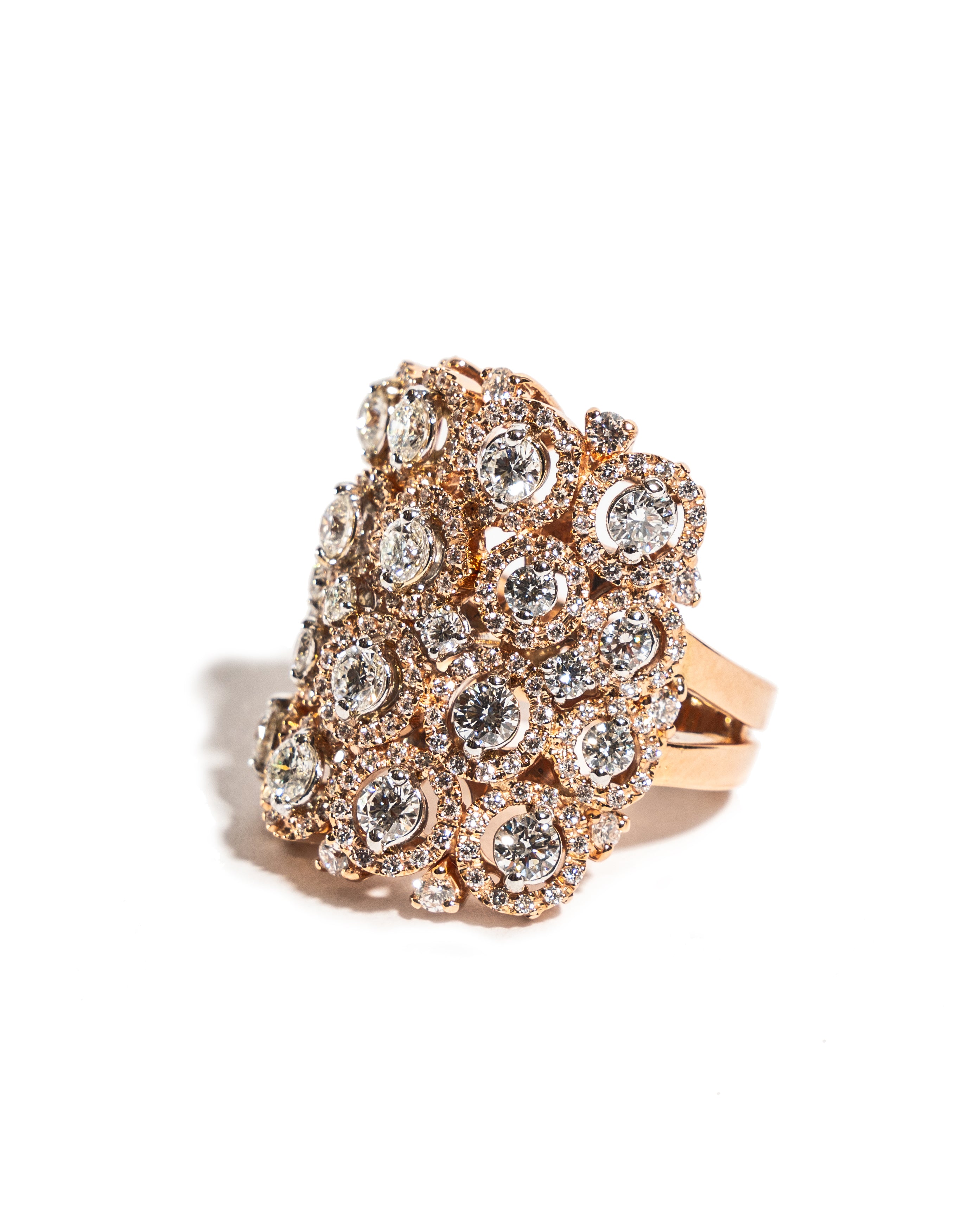 Leo Pizzo Anello oro rosa e brillanti
