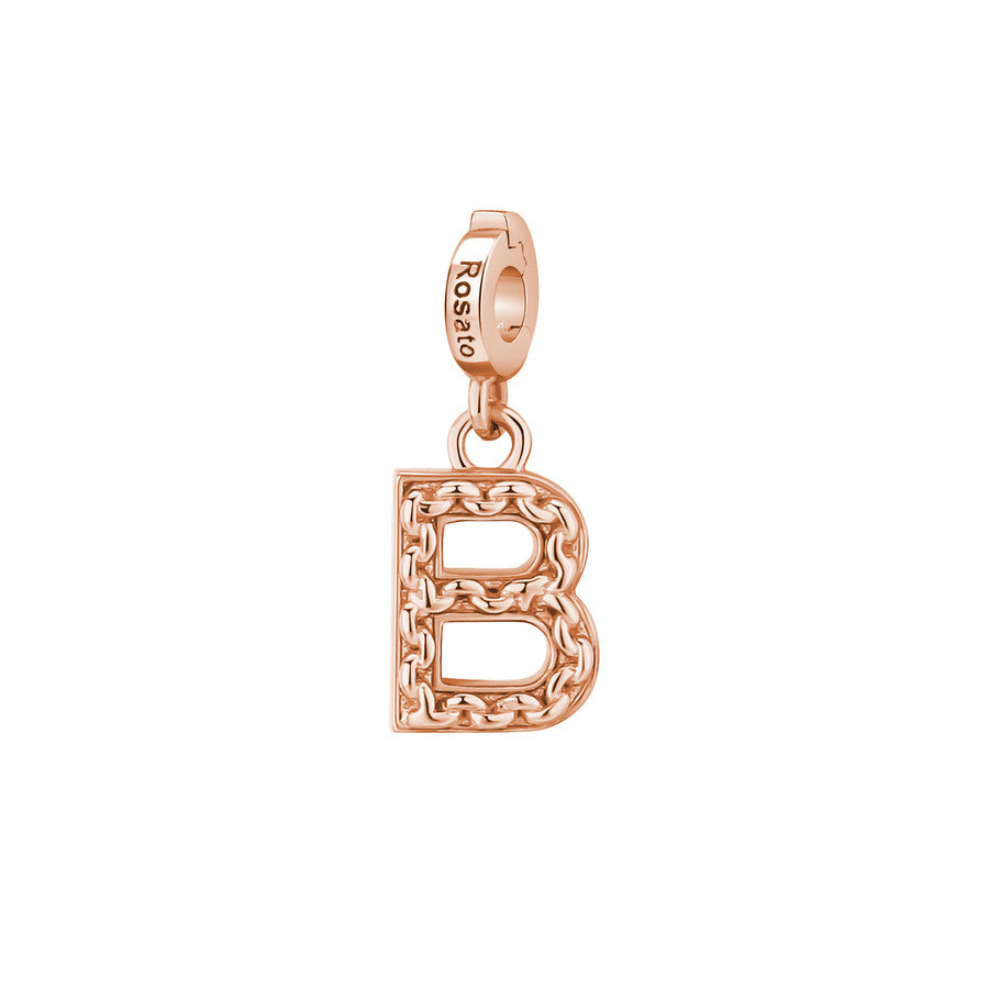 Charm STORIE argento 925/1000 galvanica rosa B
