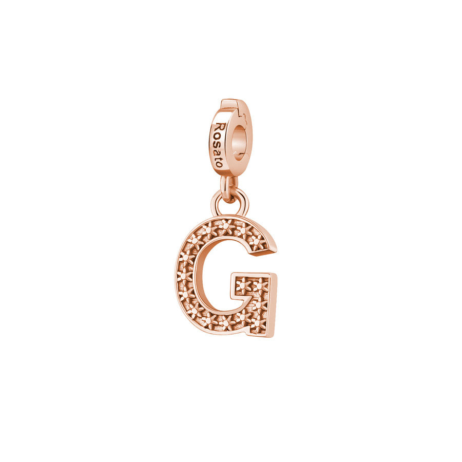 Charm STORIE  argento 925/1000 galvanica rosa G