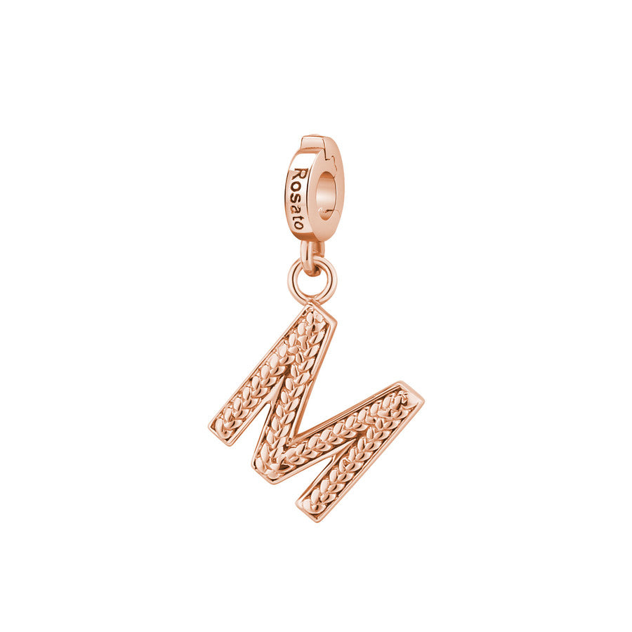 Charm STORIE  argento 925/1000 galvanica rosa M