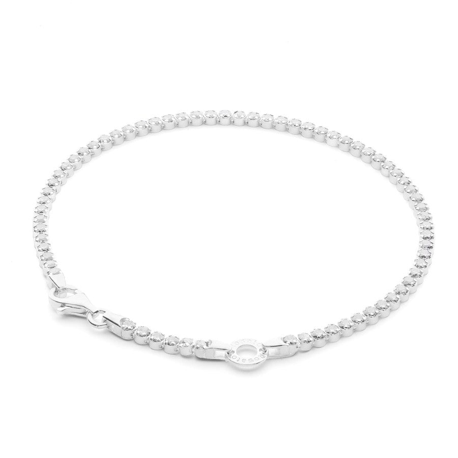 Bracciale STORIE argento 925/1000 con cz bianchi 160mm