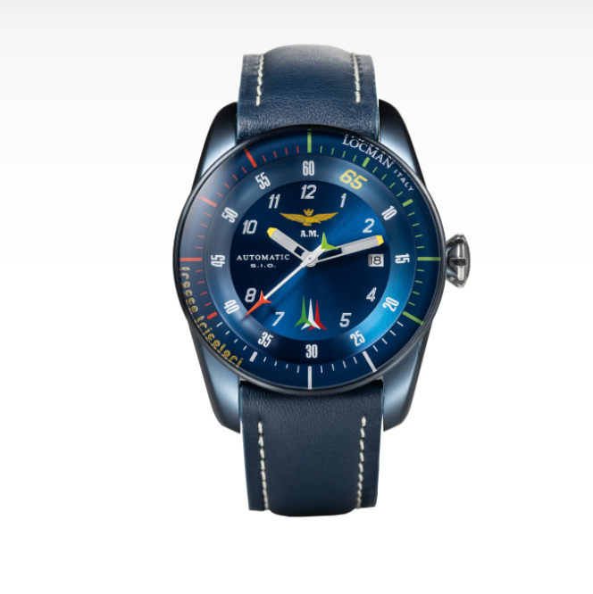 Locman Frecce Tricolori Automatico Pvd Blu Edizione Limitata