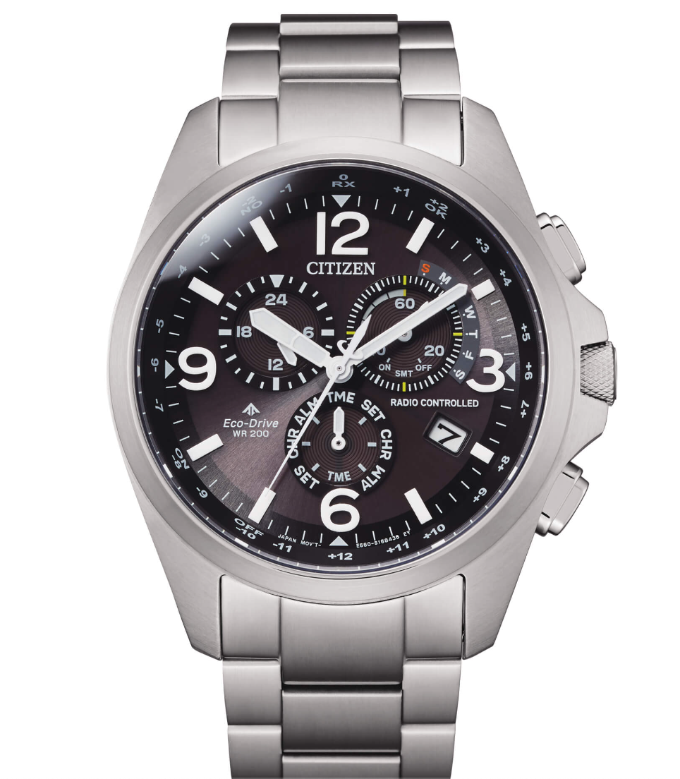 CITIZEN FIELD ACCIAIO RADIOCONTROLLATO CB5920-86E