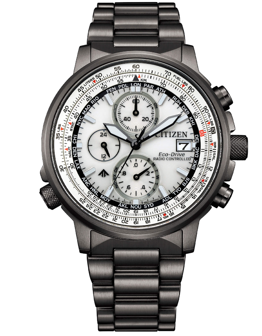 Citizen Crono Pilot Acciaio 41mm AT8304-57A