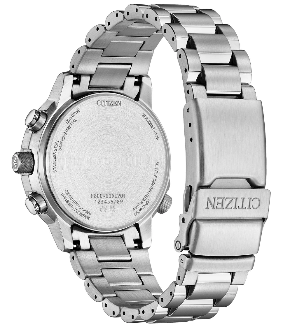 Citizen Crono Pilot Acciaio 41mm AT8300-58E