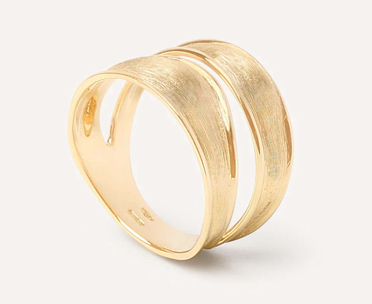 LUNARIA ANELLO DOPPIA FASCIA