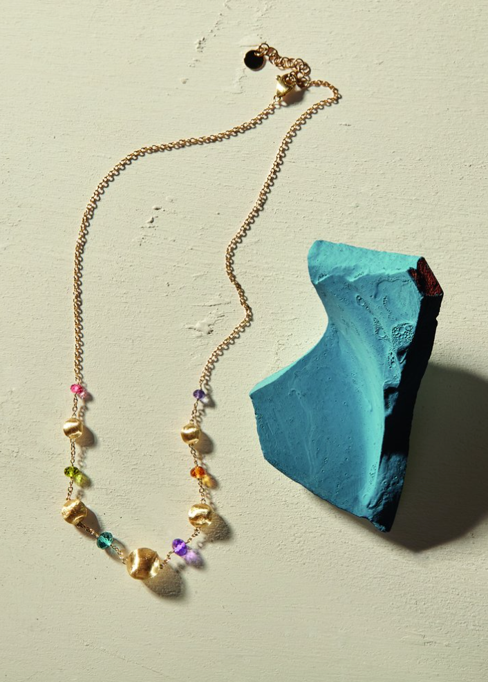 AFRICA GEMSTONE COLLIER MULTICOLORE