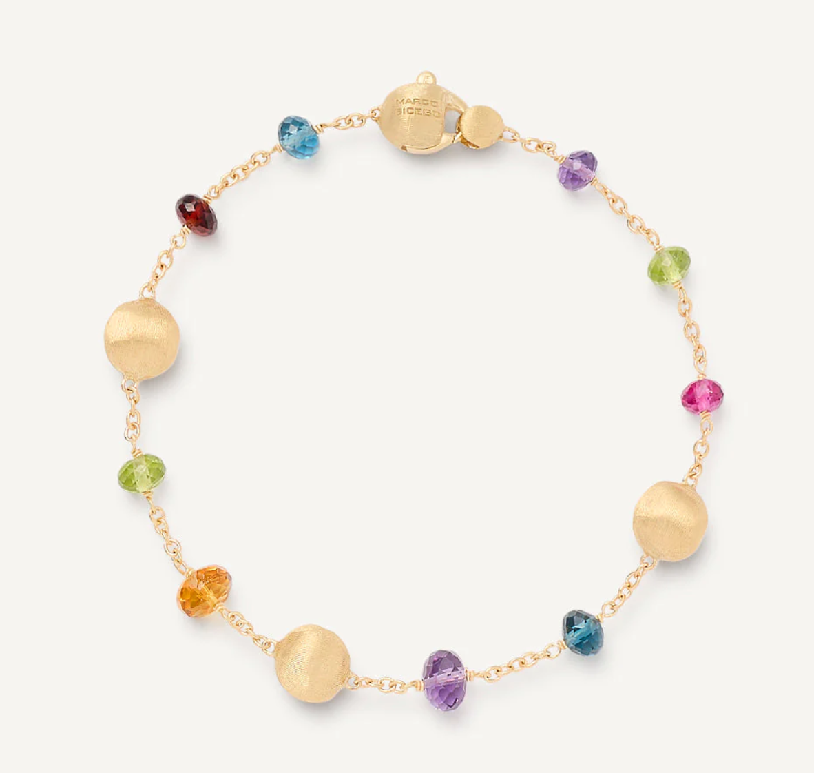 AFRICA GEMSTONE BRACCIALE  MULTICOLORE 1 FILO