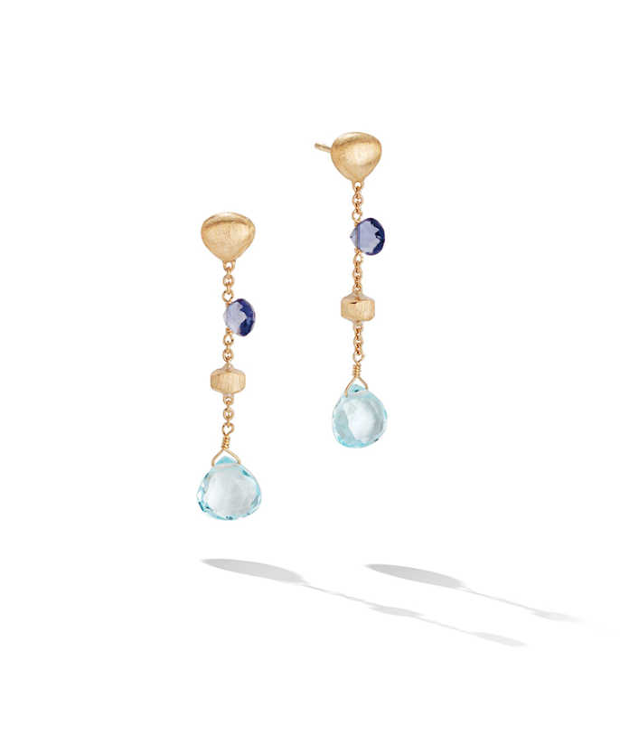 PARADISE ORECCHINO MULTICOLORE CON TOPAZIO, VERSIONE MINI