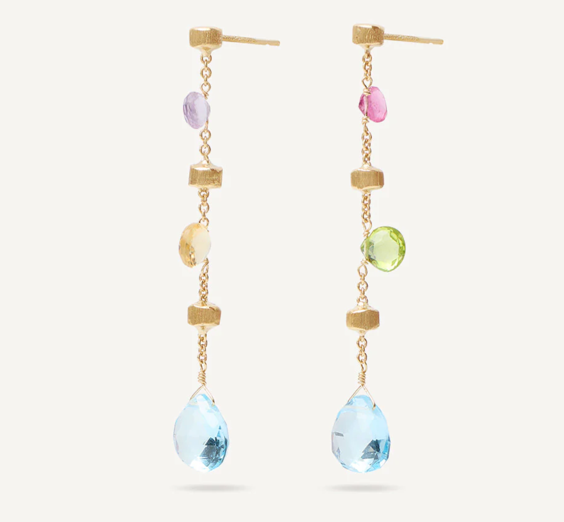 PARADISE ORECCHINO MULTICOLORE CON TOPAZIO