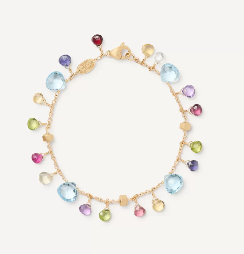 PARADISE BRACCIALE CON GEMME MULTICOLORE AD UN FILO