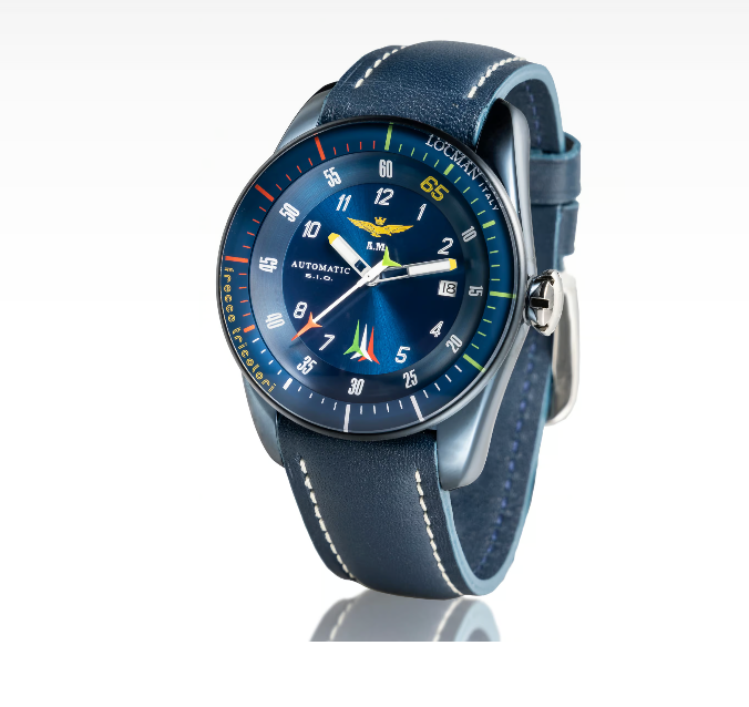 Locman Frecce Tricolori Automatico Pvd Blu Edizione Limitata