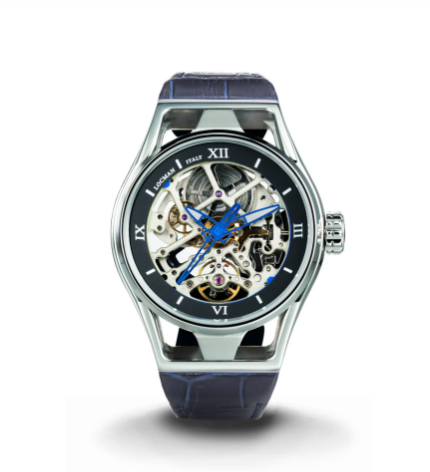 SKELETON MONTECRISTO SOLO TEMPO AUTOMATICO, CASSA IN ACCIAIO E TITANIO