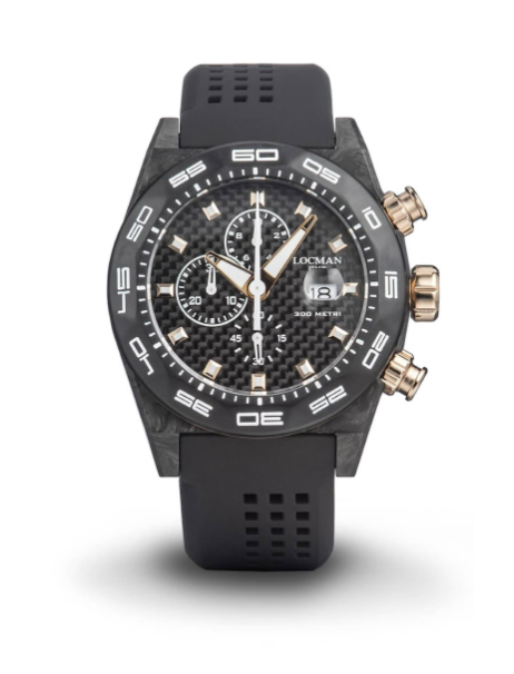 LOCMAN STEALTH 300 MT CRONOGRAFO CASSA IN CARBONIO