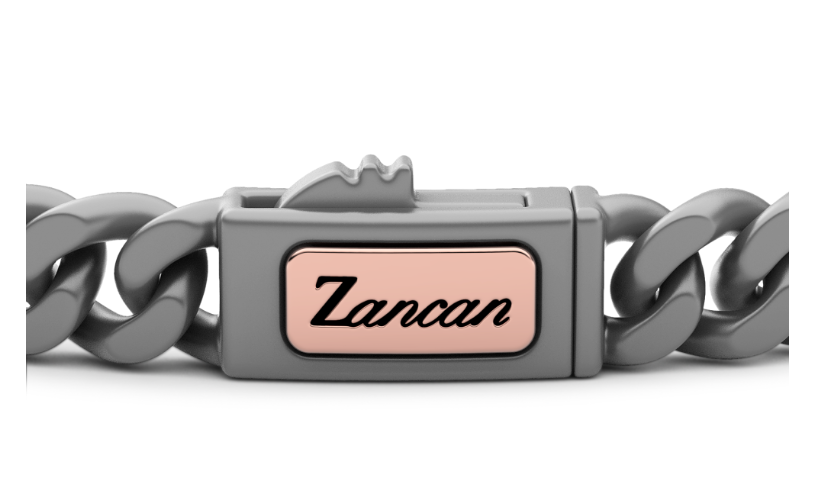 BRACCIALE ZANCAN TITANIO E ORO ETERNITY TITANIUM ETB291G