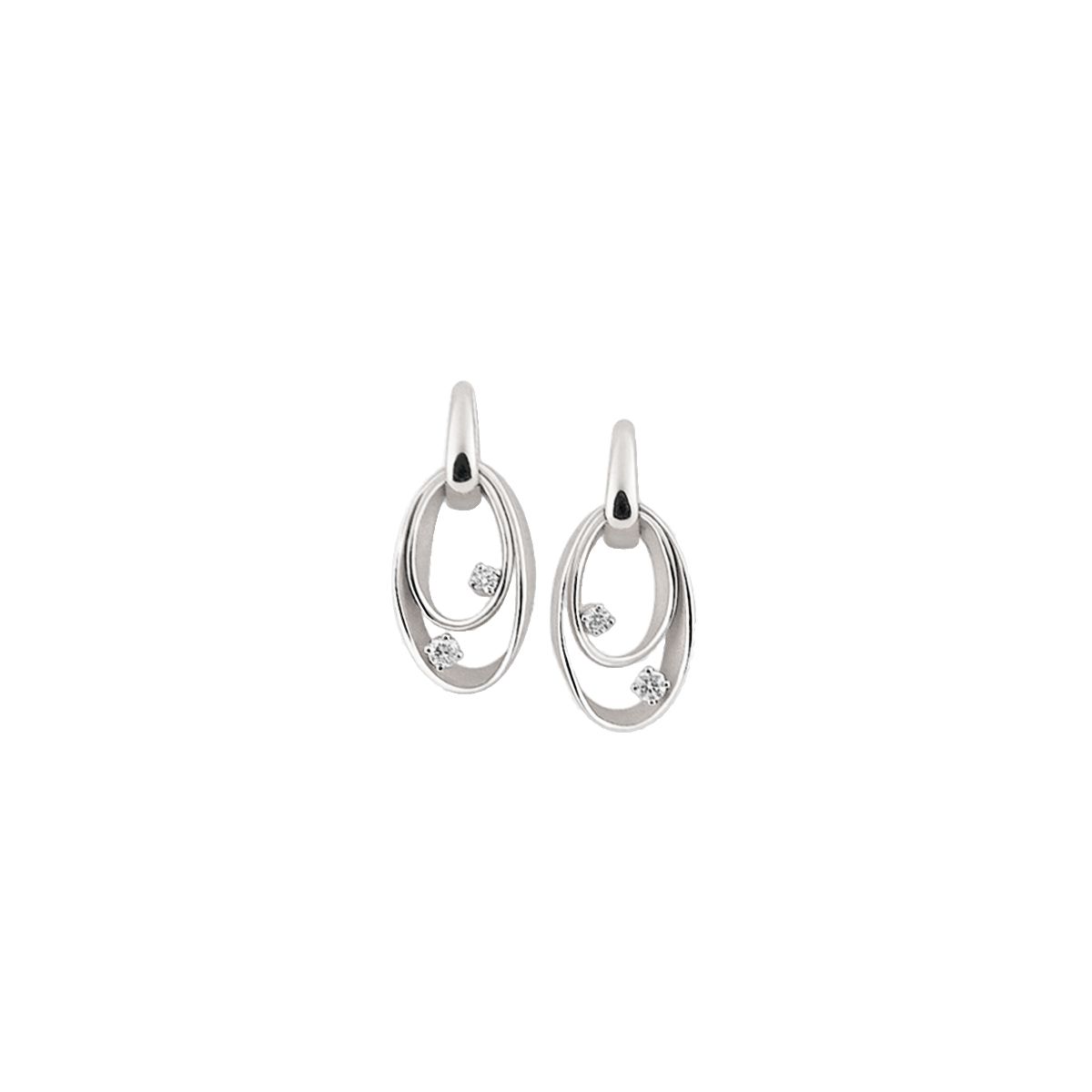 Annamaria Cammilli | Orecchini Oro | Dune Collection - bianco ice