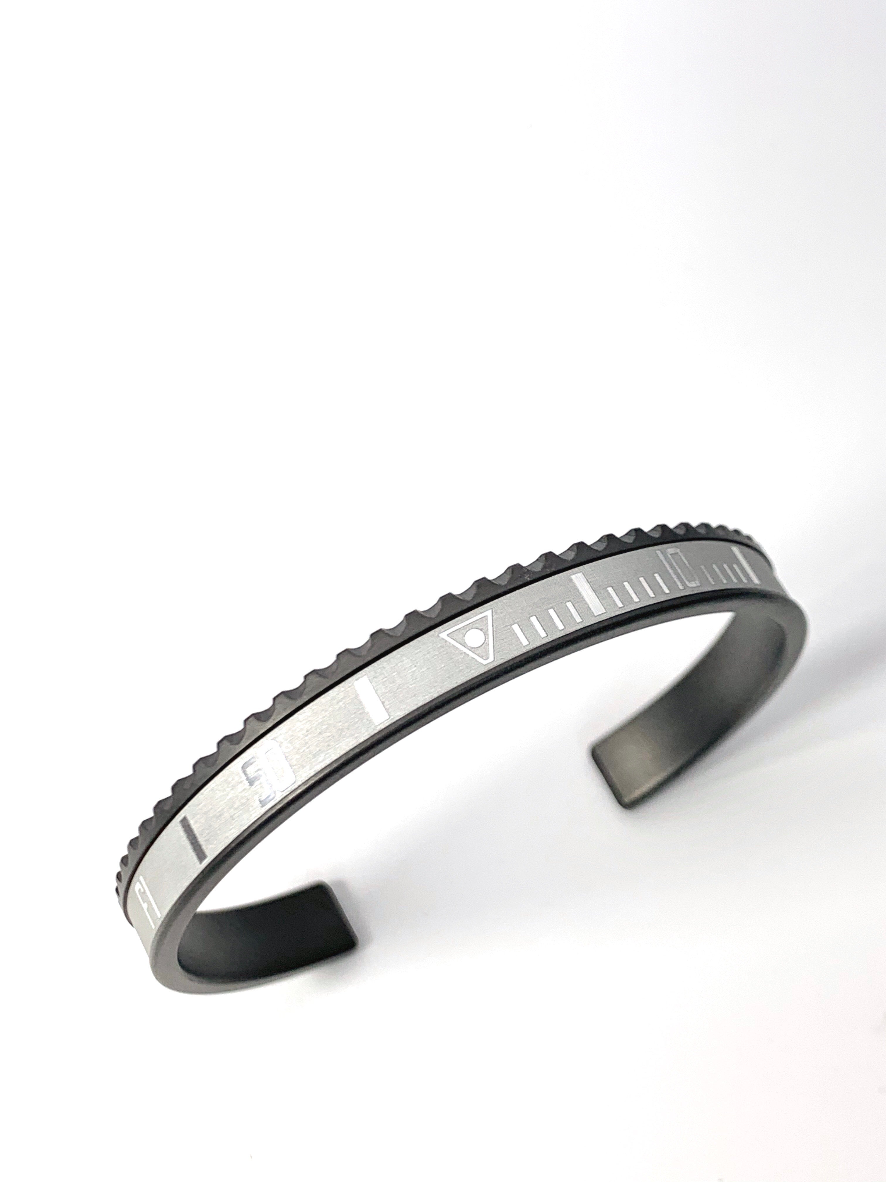 Bracciale Speedometer Vintage DLC Ghiera Bianco